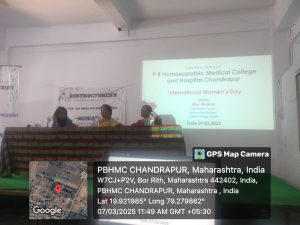 International womens day in pbhmc