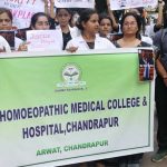 A protest rally was held by the college on Kolkata woman doctor murder case