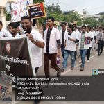 A protest rally was held by the college on Kolkata woman doctor murder case