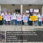 A protest rally was held by the college on Kolkata woman doctor murder case